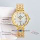 Best Omega De Ville Pearl Shell Face Gold Diamond Bezel Swiss Mechanical Ladies Watch Replica (7)_th.jpg